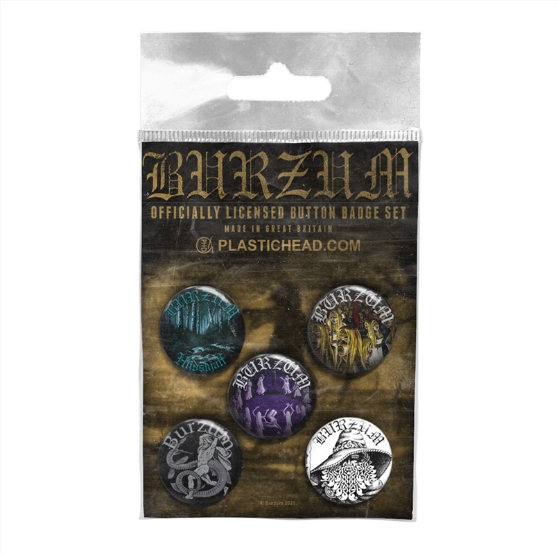 Burzum Button Badge Set 3/Product Detail/Buttons & Pins