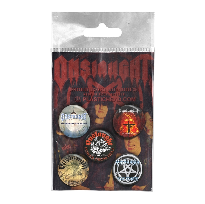 Onslaught Button Badge Set/Product Detail/Buttons & Pins