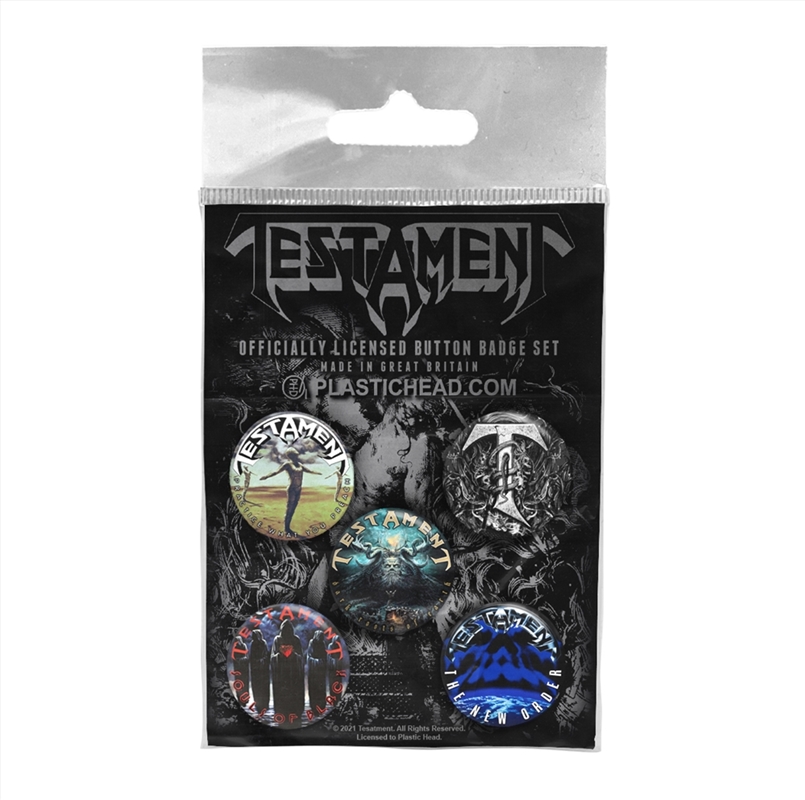 Testament Button Badge Set/Product Detail/Buttons & Pins