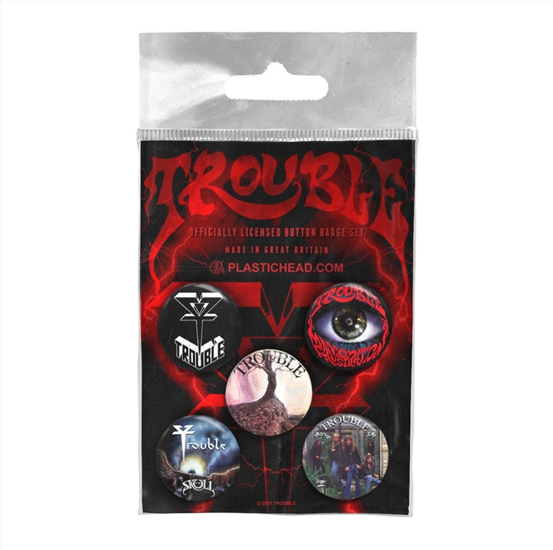 Trouble Button Badge Set/Product Detail/Buttons & Pins