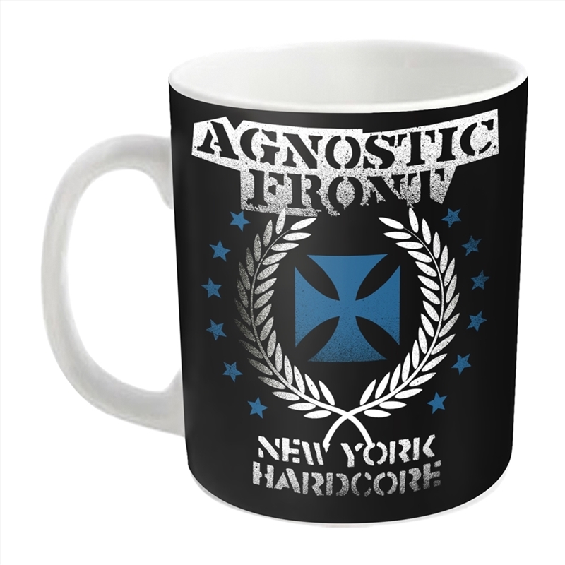 Blue Iron Cross: White/Product Detail/Mugs