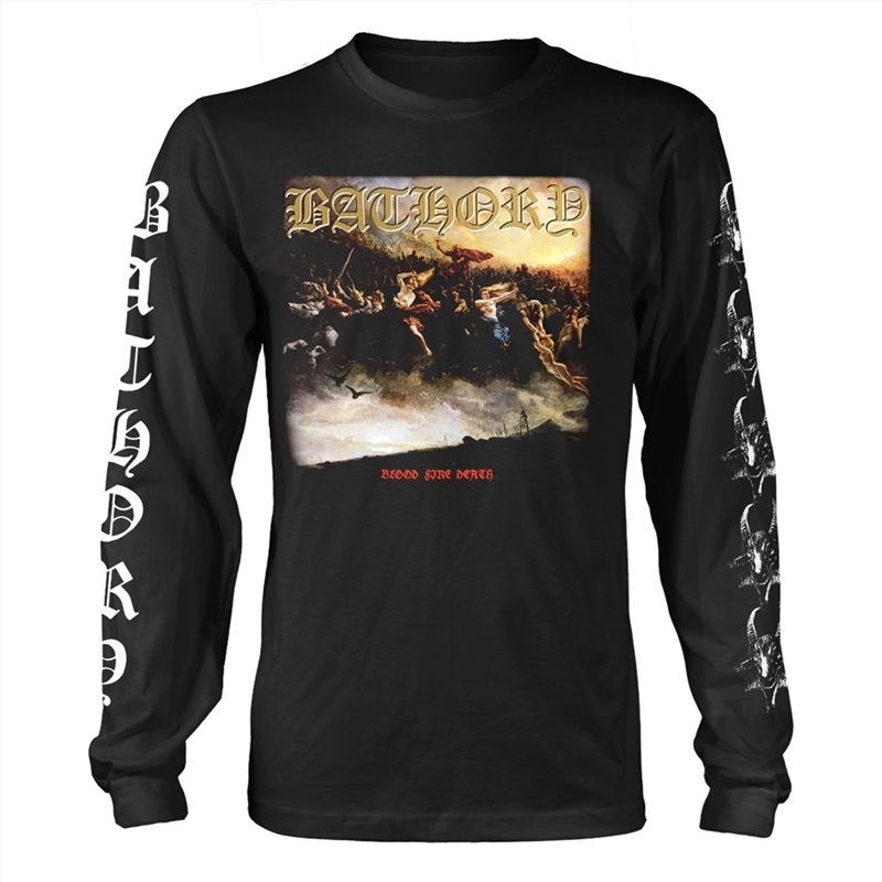 Blood Fire Death 2: Black - LARGE/Product Detail/Shirts