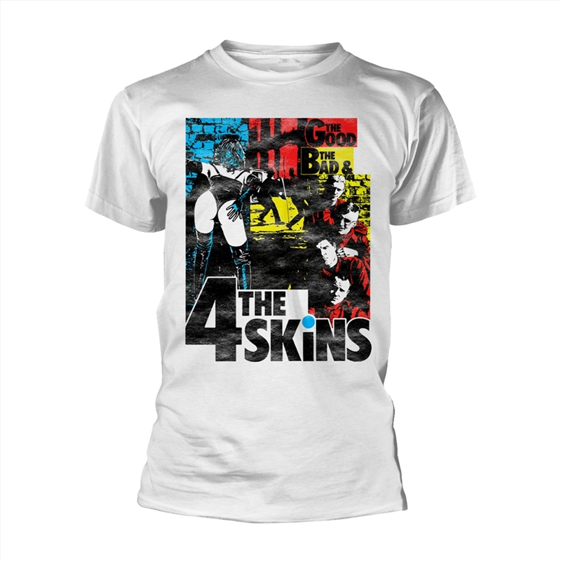 The Good The Bad & The 4 Skins: White - SMALL/Product Detail/Shirts