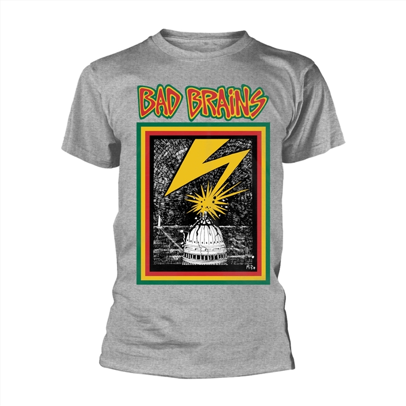 Bad Brains: Grey - SMALL/Product Detail/Shirts