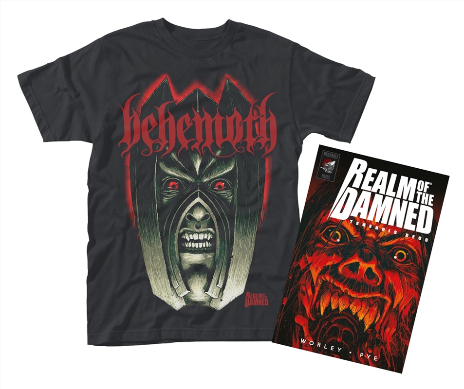 Realm Of The Damned (Ts + Book): Black - LARGE/Product Detail/Shirts