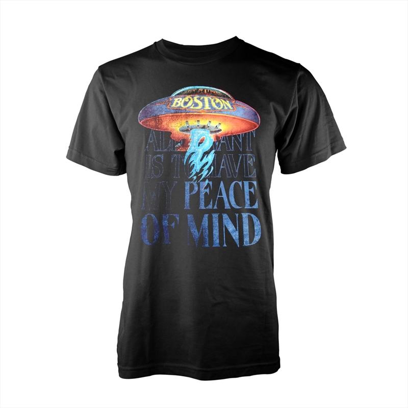 Peace Of Mind: Black - MEDIUM/Product Detail/Shirts