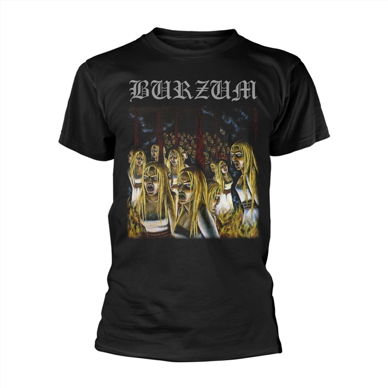 Burning Witches: Black - SMALL/Product Detail/Shirts