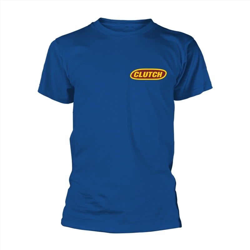 Classic Logo (Yellow/Blue): Blue - SMALL/Product Detail/Shirts