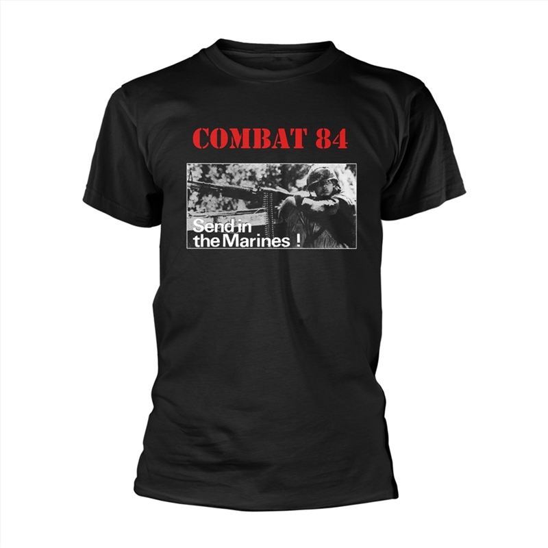 Send In The Marines!: Black - SMALL/Product Detail/Shirts