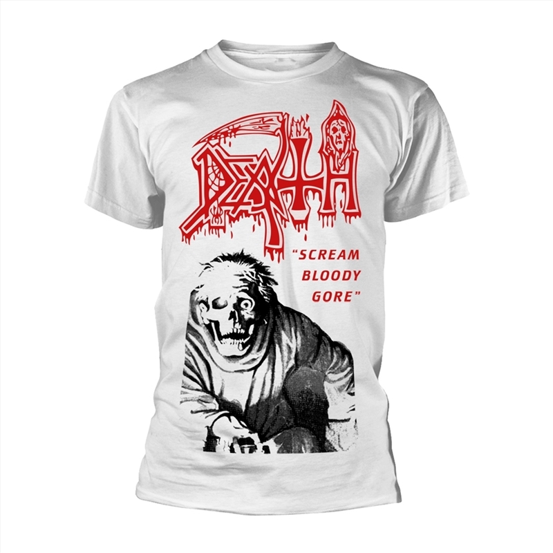 Scream Bloody Gore: White - MEDIUM/Product Detail/Shirts