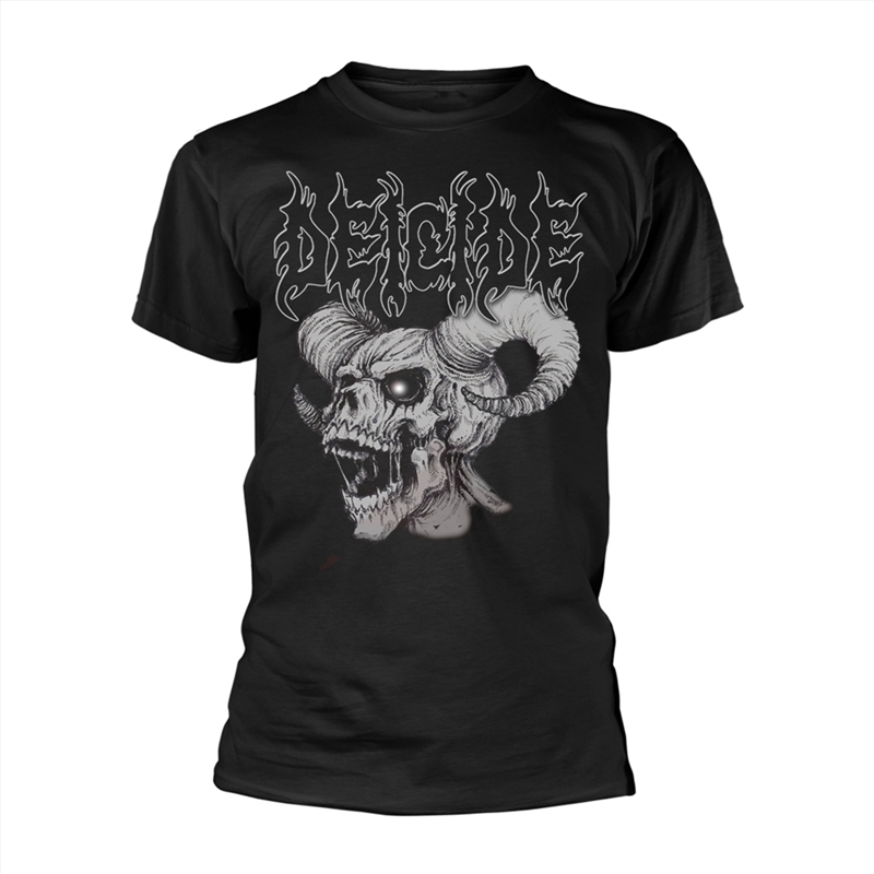 Skull Horns: Black - LARGE/Product Detail/Shirts