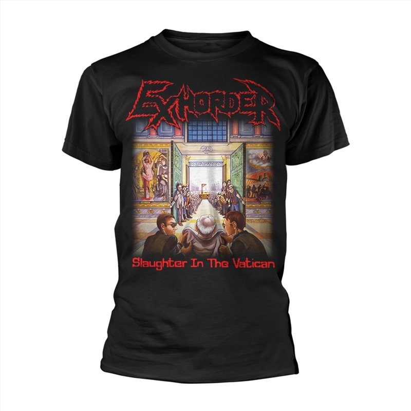 Slaughter In The Vatican: Black - MEDIUM/Product Detail/Shirts