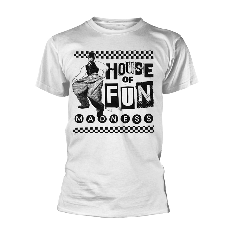 Baggy House Of Fun: White - MEDIUM/Product Detail/Shirts