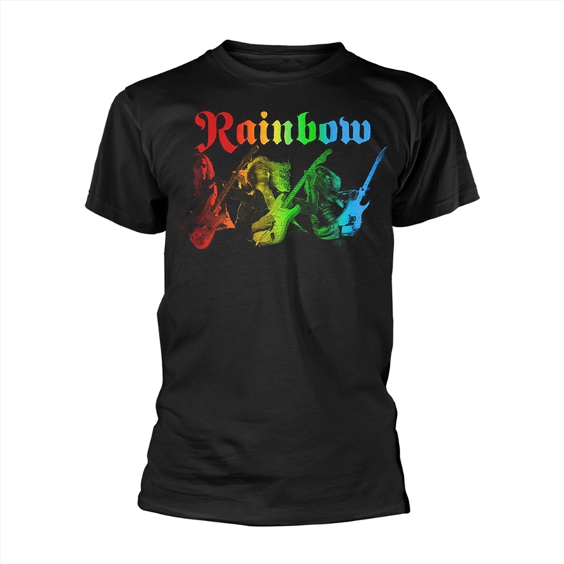 3 Ritchies Rainbow: Black - MEDIUM/Product Detail/Shirts