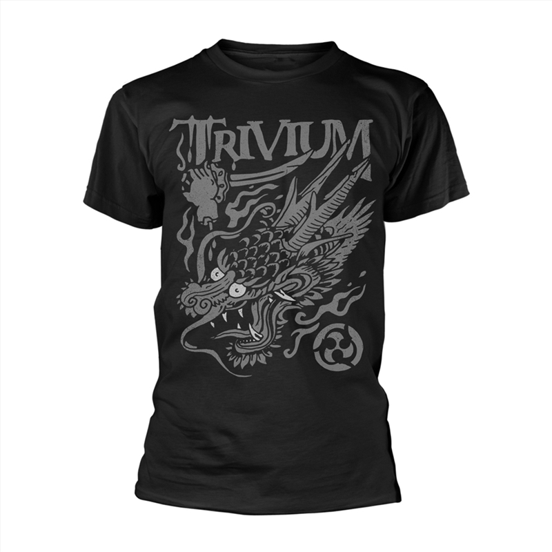 Screaming Dragon: Black - SMALL/Product Detail/Shirts