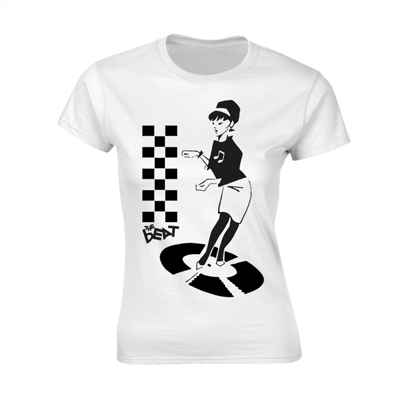 Beat Girl Disc: White - MEDIUM/Product Detail/Shirts