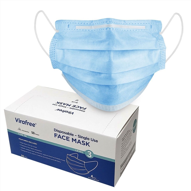 Disposable Surgical Face Mask - 50 Masks Level 3/Product Detail/Accessories