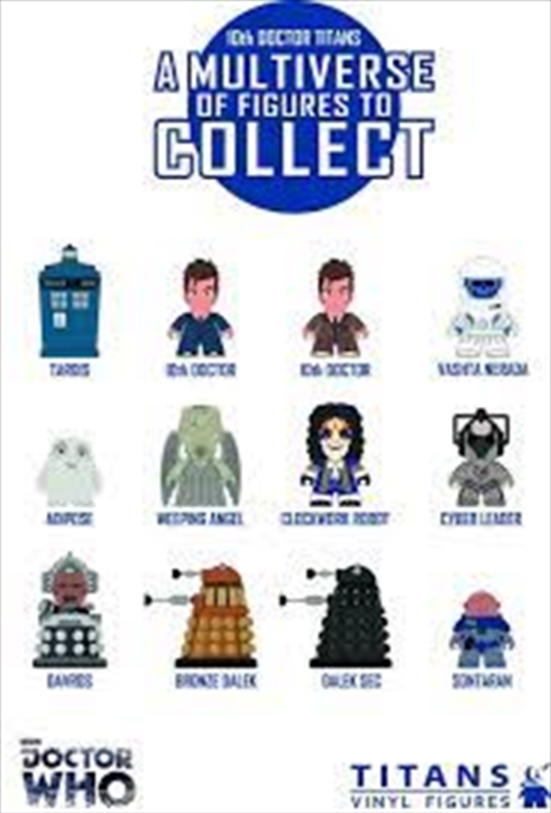 Doctor Who - Mini Figures Series 2 Titans Blind Box (SENT AT RANDOM)/Product Detail/Figurines