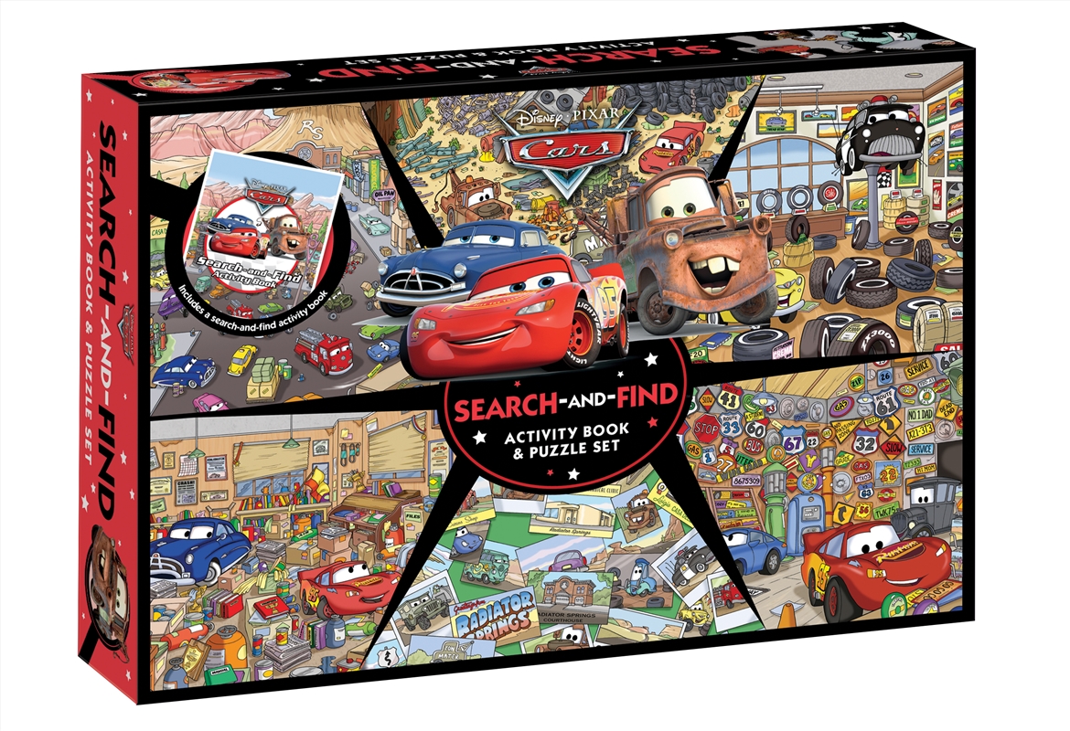 Cars: Search-And-Find Activity Book & Puzzle Set (Disney Pixar)/Product Detail/Kids Activity Books