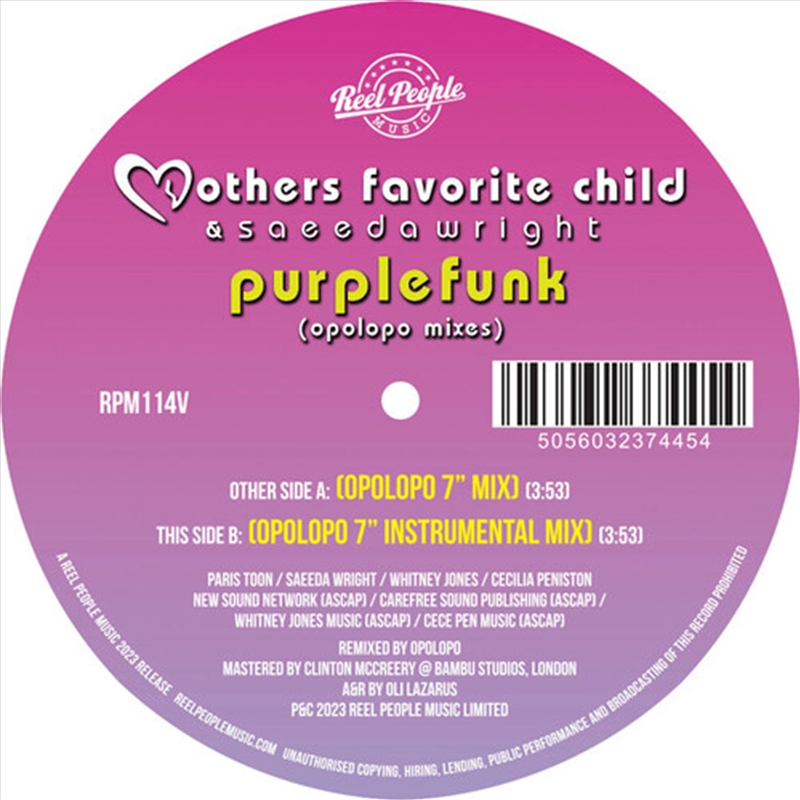 Purple Funk: Opoloppo Remixes/Product Detail/Specialist