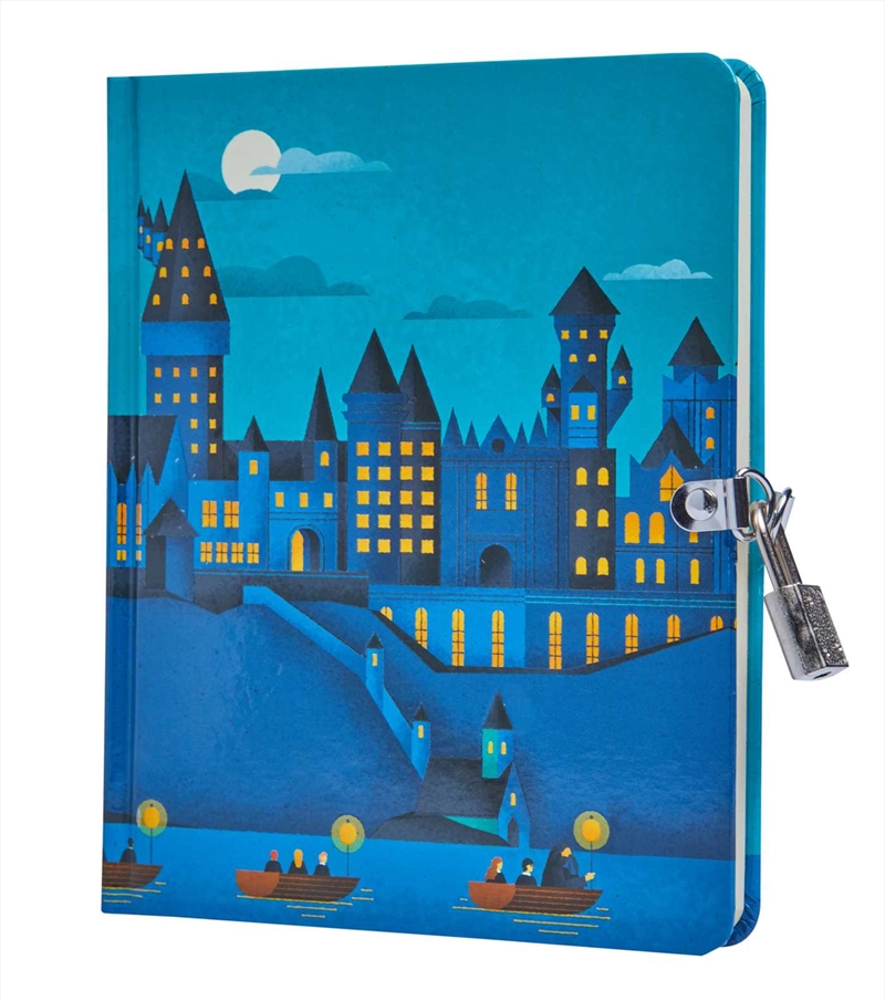 Harry Potter: Hogwarts Castle Glow-in-the-Dark Lock & Key Diary/Product Detail/Notebooks & Journals