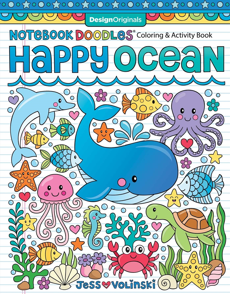 Notebook Doodles Happy Ocean/Product Detail/Kids Colouring