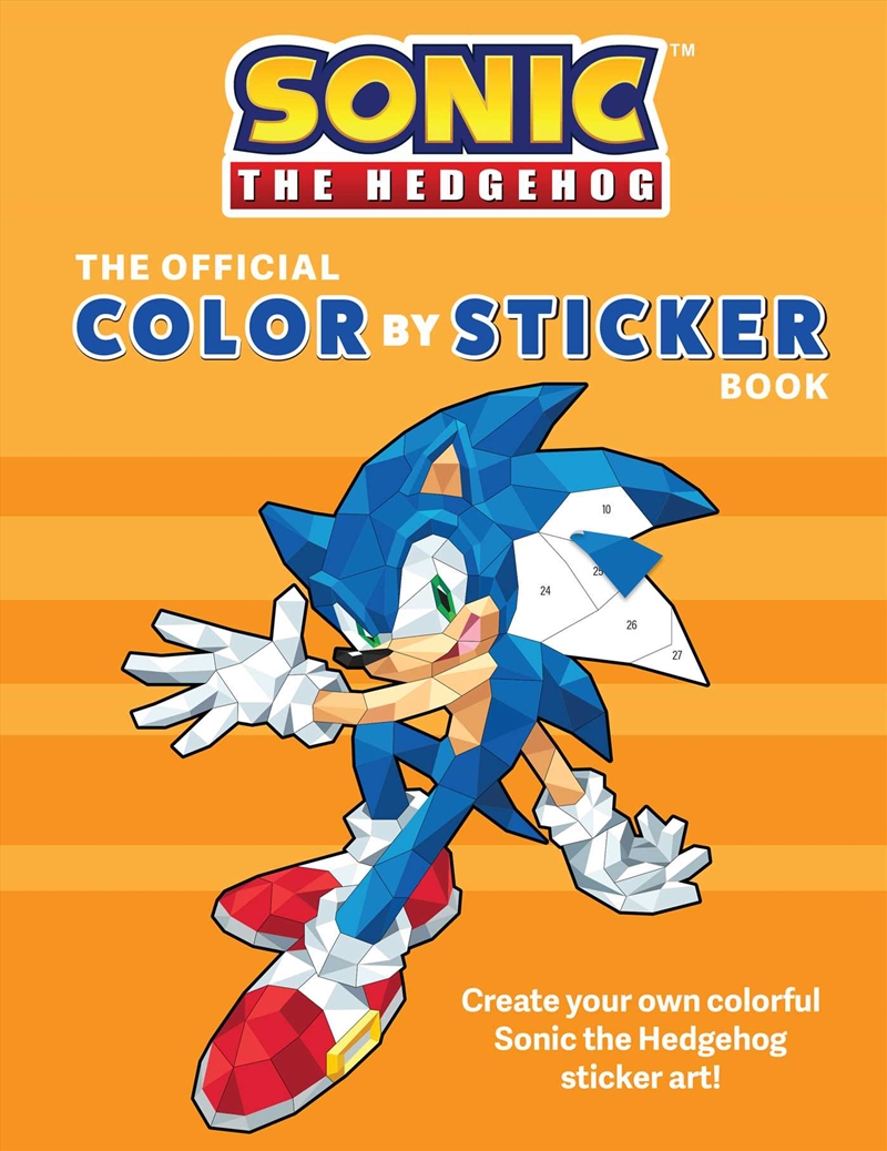 Sonic the Hedgehog: The Official Color by Sticker Book (Sonic Activity Book)/Product Detail/Kids Activity Books