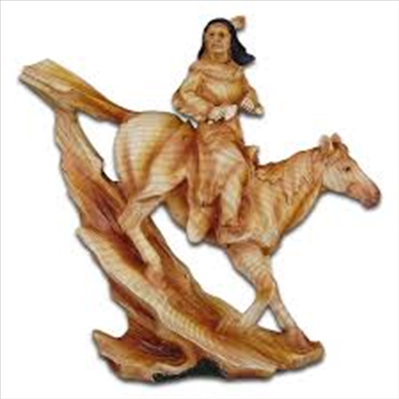 The Cherokee River Collection' Horse & Chief Resin Plaque/Product Detail/Posters & Prints