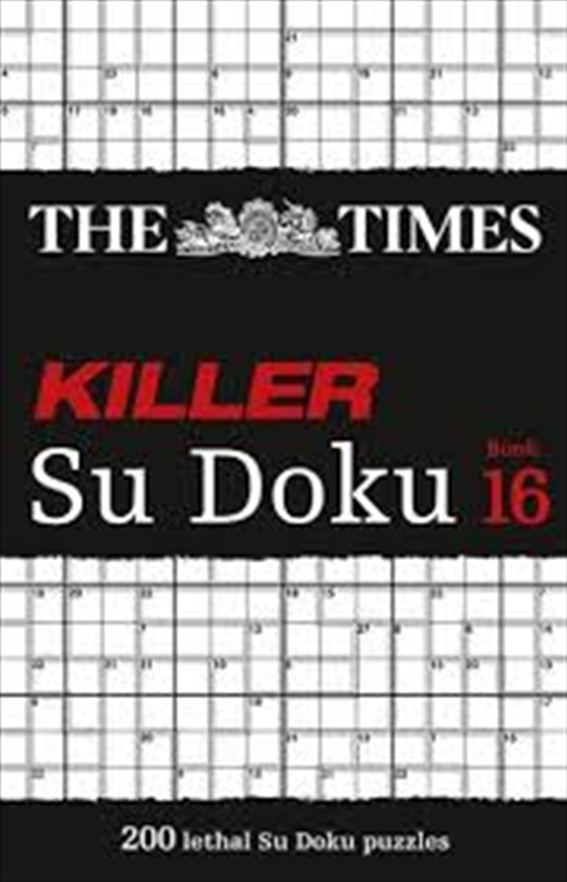 Times Killer Su Doku Book 16/Product Detail/Adults Activity Books