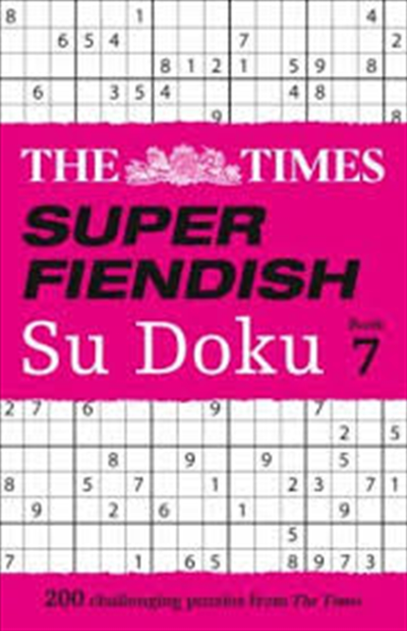 Times Super Fiendish Su Doku Book 7/Product Detail/Adults Activity Books