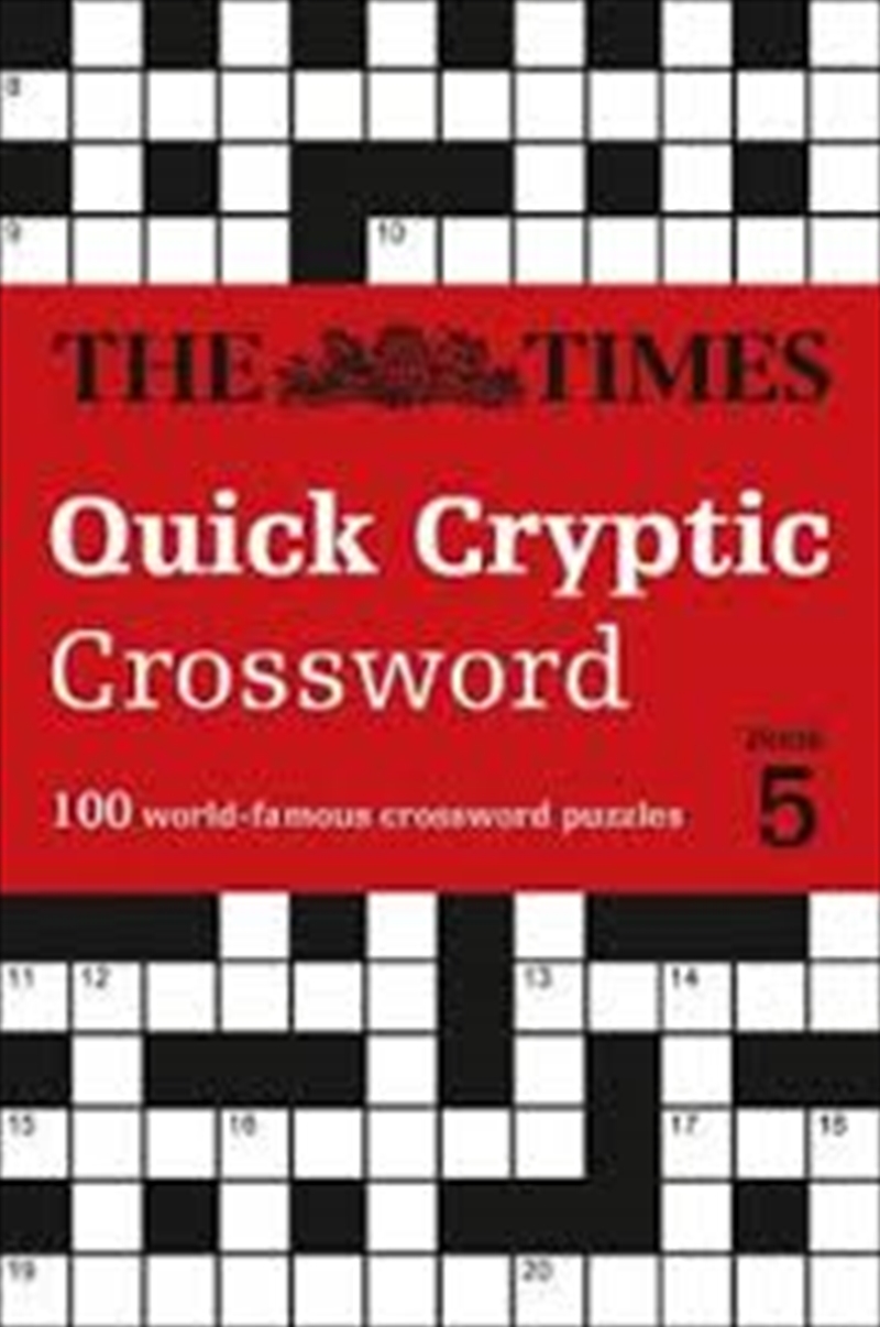 Times Quick Cryptic Crossword Book 5/Product Detail/Adults Activity Books