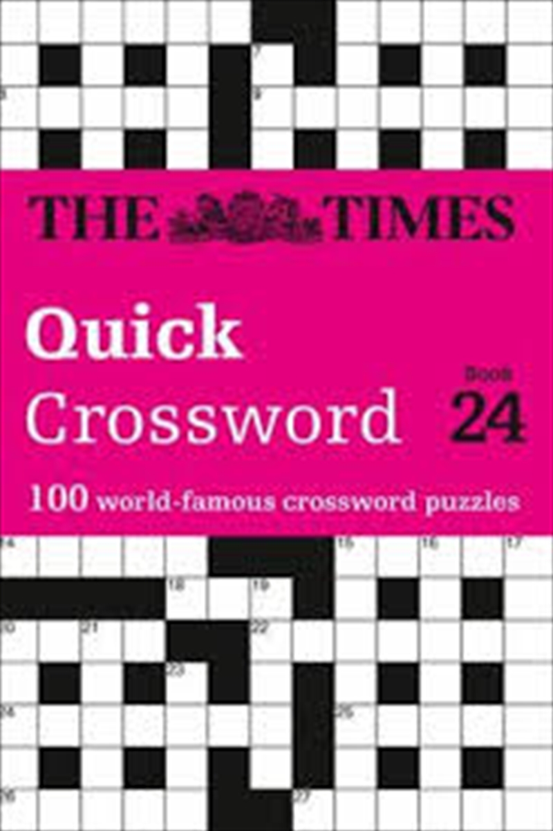 Times Quick Crossword Book 24/Product Detail/Adults Activity Books