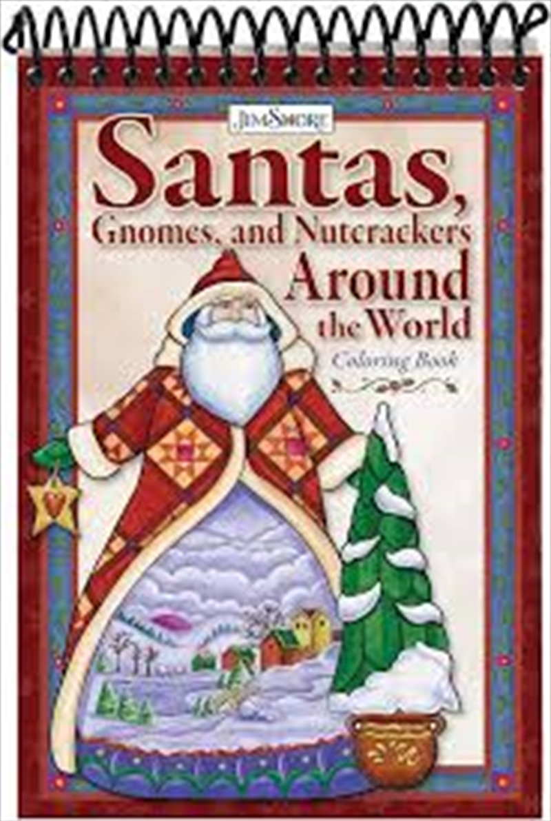 Jim Shore Santas Around the World Coloring Book/Product Detail/Kids Colouring