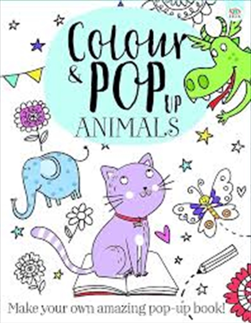 Colour & Pop Up Animals/Product Detail/Kids Activity Books