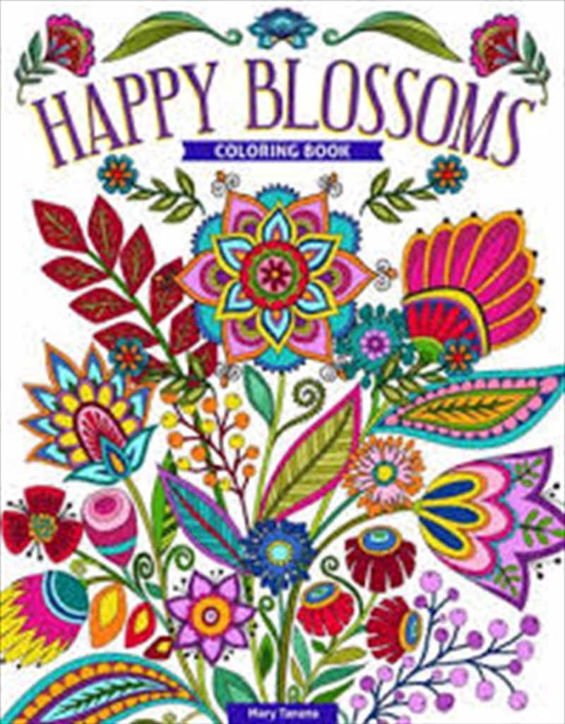 Happy Blossoms Coloring Book/Product Detail/Kids Colouring