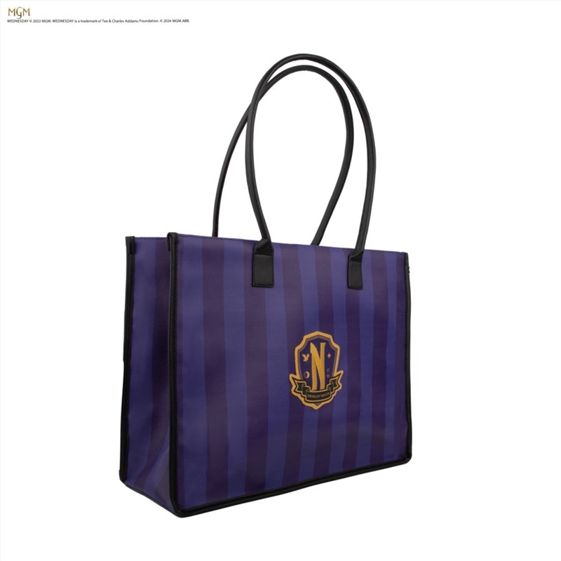 Wednesday (TV) - Nevermore Academy Shopping Bag (Purple)/Product Detail/Bags