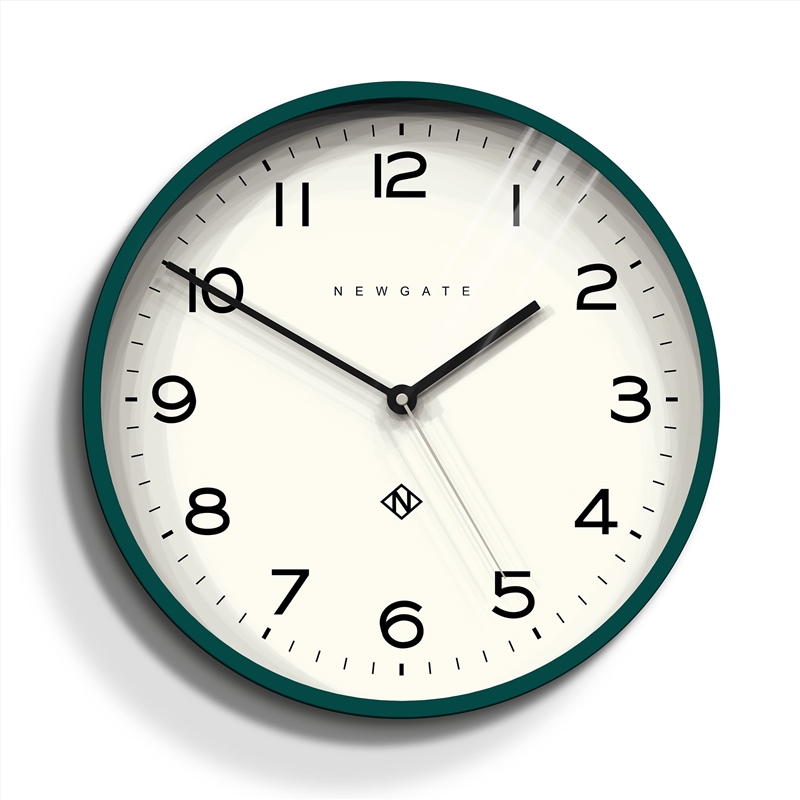 Newgate Number Three Echo Wall Clock Green/Product Detail/Clocks