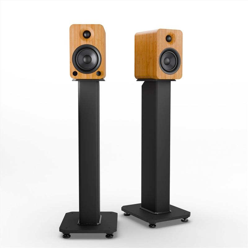 Kanto YU4 140W Powered Bookshelf Speakers with Bluetooth® and Phono Preamp - Pair, Bamboo with SX26/Product Detail/Speakers