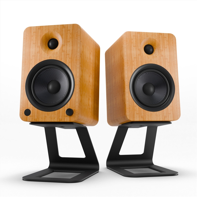 Kanto YU6 200W Powered Bookshelf Speakers with Bluetooth® and Phono Preamp - Pair, Bamboo with SE6 B/Product Detail/Speakers