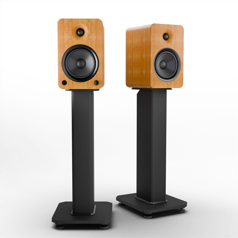 Kanto YU6 200W Powered Bookshelf Speakers with Bluetooth® and Phono Preamp - Pair, Bamboo with SX22/Product Detail/Speakers