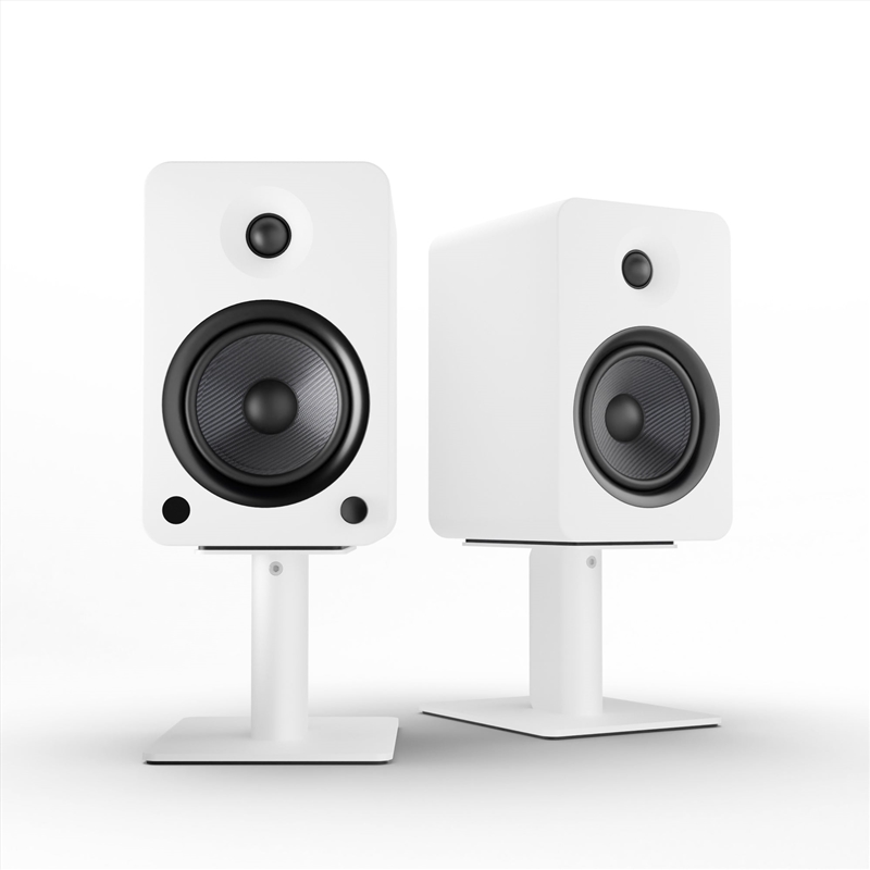 Kanto YU6 200W Powered Bookshelf Speakers with Bluetooth® and Phono Preamp - Pair, Matte White with/Product Detail/Speakers