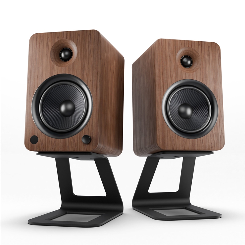 Kanto YU6 200W Powered Bookshelf Speakers with Bluetooth® and Phono Preamp - Pair, Walnut with SE6 B/Product Detail/Speakers