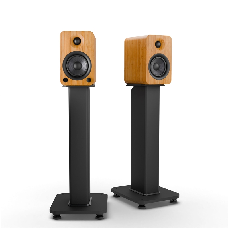 Kanto YU4 140W Powered Bookshelf Speakers with Bluetooth® and Phono Preamp - Pair, Bamboo with SX22/Product Detail/Speakers