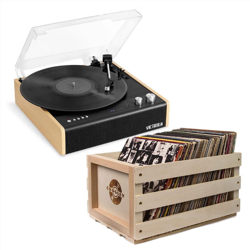 Victrola Eastwood Turntable + Bundled Record Storage Crate/Product Detail/Turntables