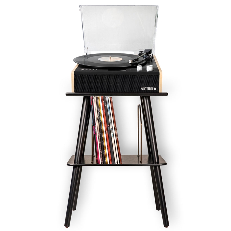 Victrola Eastwood Turntable + Entertainment Stand Bundle - Black/Product Detail/Turntables