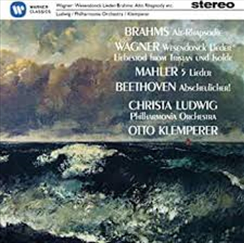 Brahms: Alt-Rhapsodie/ Wagner: Wesendonck-Lieder/Product Detail/Classical