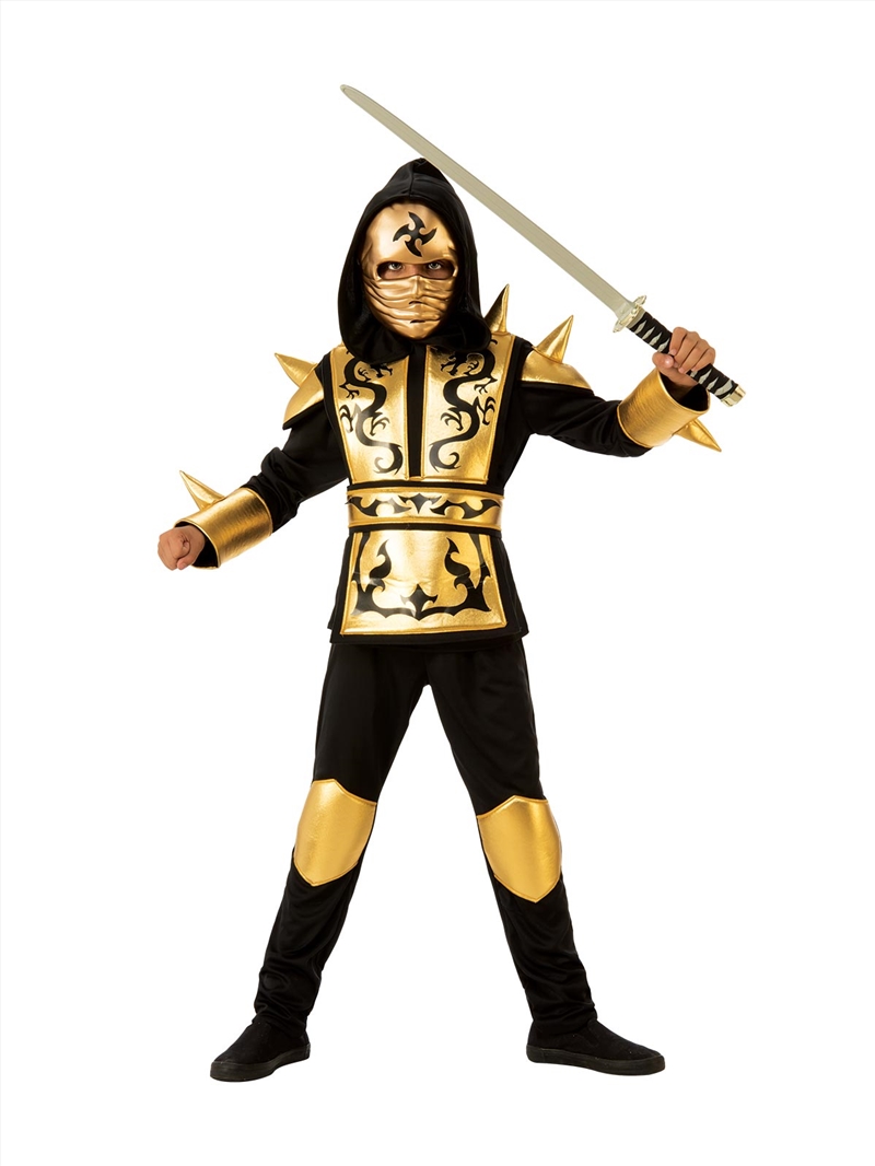 Gold Ninja Costume - Size 3-4 Yrs/Product Detail/Costumes