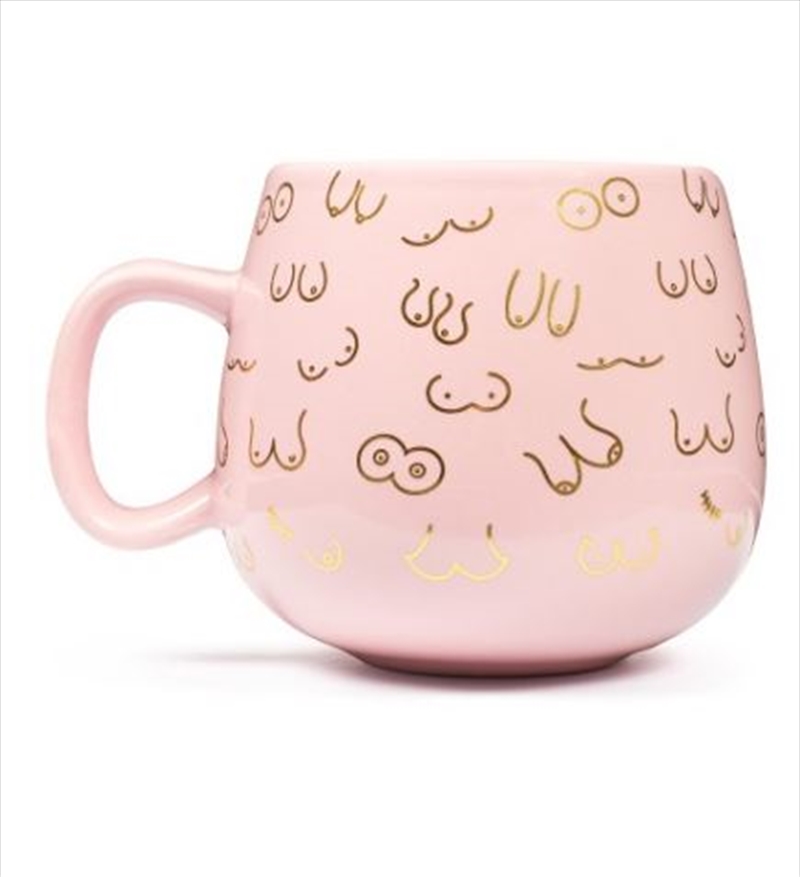 Thumbs Up!- Boobie Mug- Pink (Ceramic, 330mL)/Product Detail/Mugs