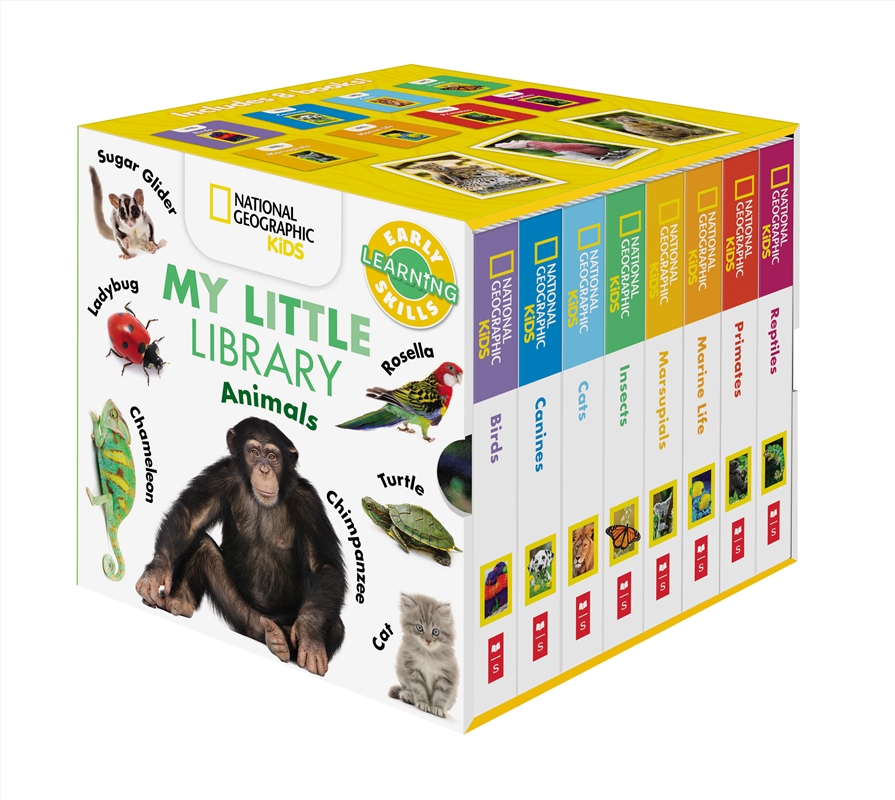 National Geographic Kids: My Little 8-Book Animal Library Cube (Disney)/Product Detail/Early Childhood Fiction Books