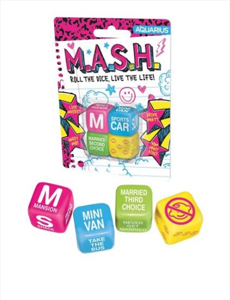 MASH Dice Rolling Game (4 Dice)/Product Detail/Dice Games